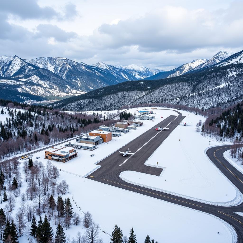 Aspen/Pitkin County Airport Aerial View