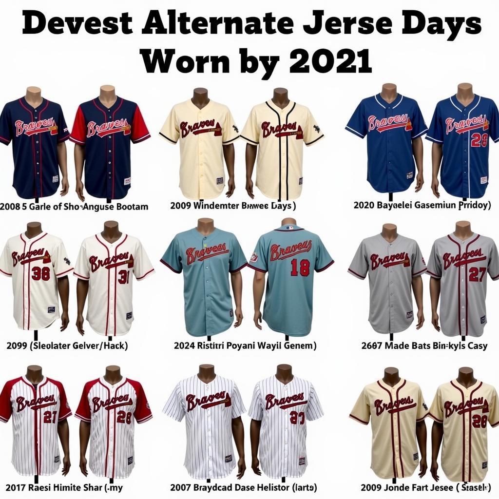 Atlanta Braves Alternate Jerseys