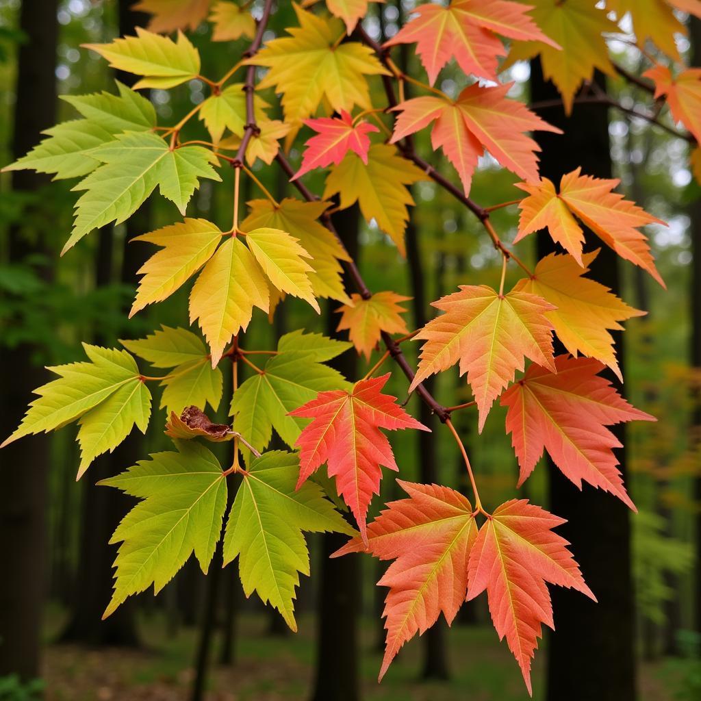 Autumn Leaves Changing Color