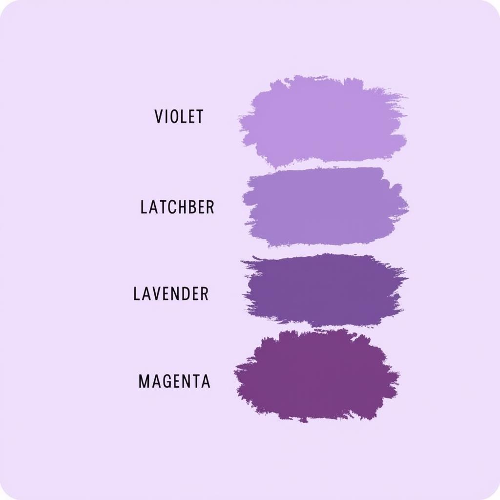 Barney's Purple Shade Compared to Other Purples