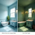 Choosing Bathroom Paint Colors Based on Size and Lighting