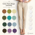 Color palette for beige pants