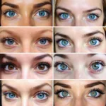 Factors contributing to the attractiveness of blue eyes