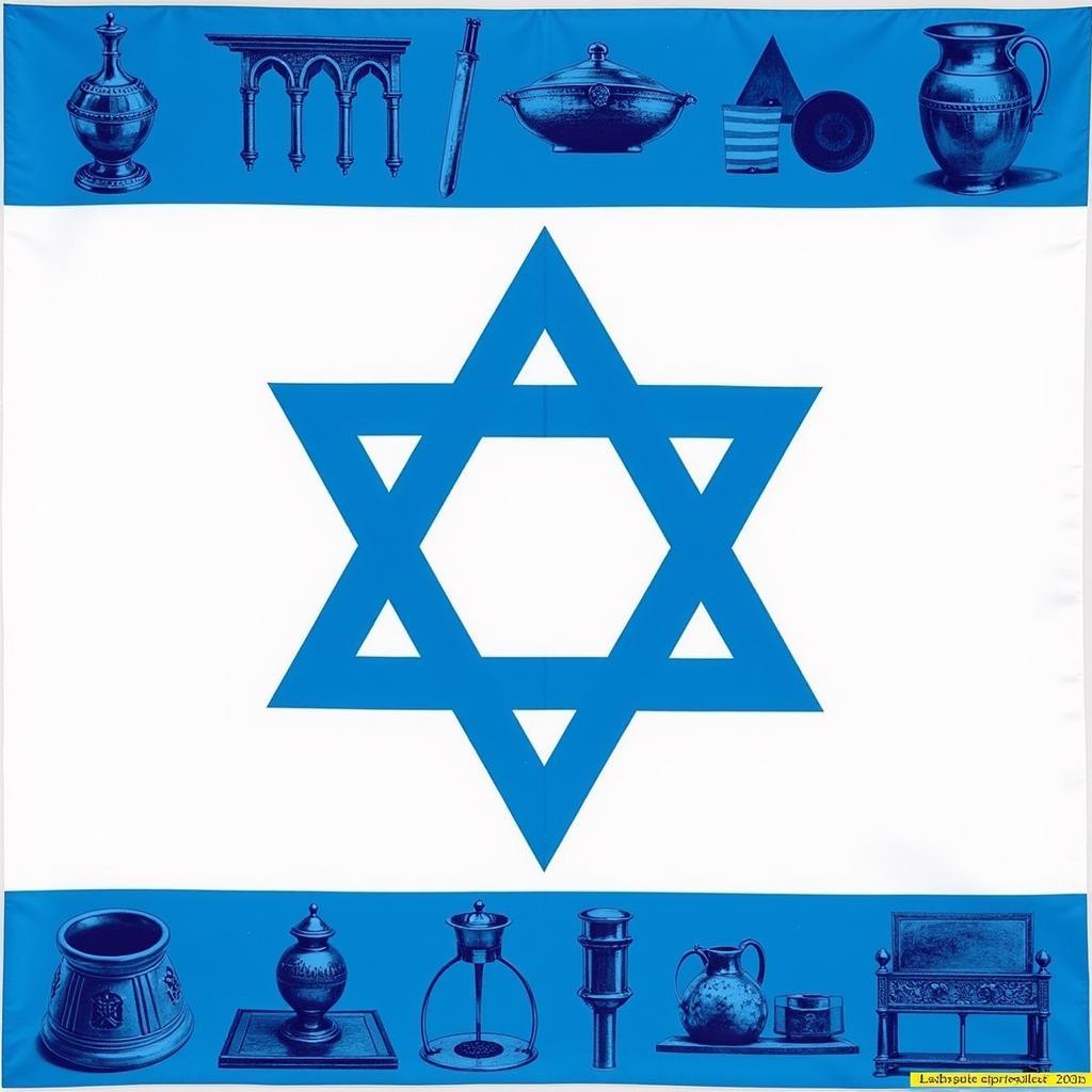 Blue Star of David on the Israeli Flag and in Jewish Tradition