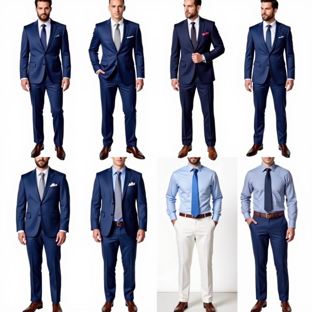 Blue Suit Shirt and Tie Combinations: Completing the Look