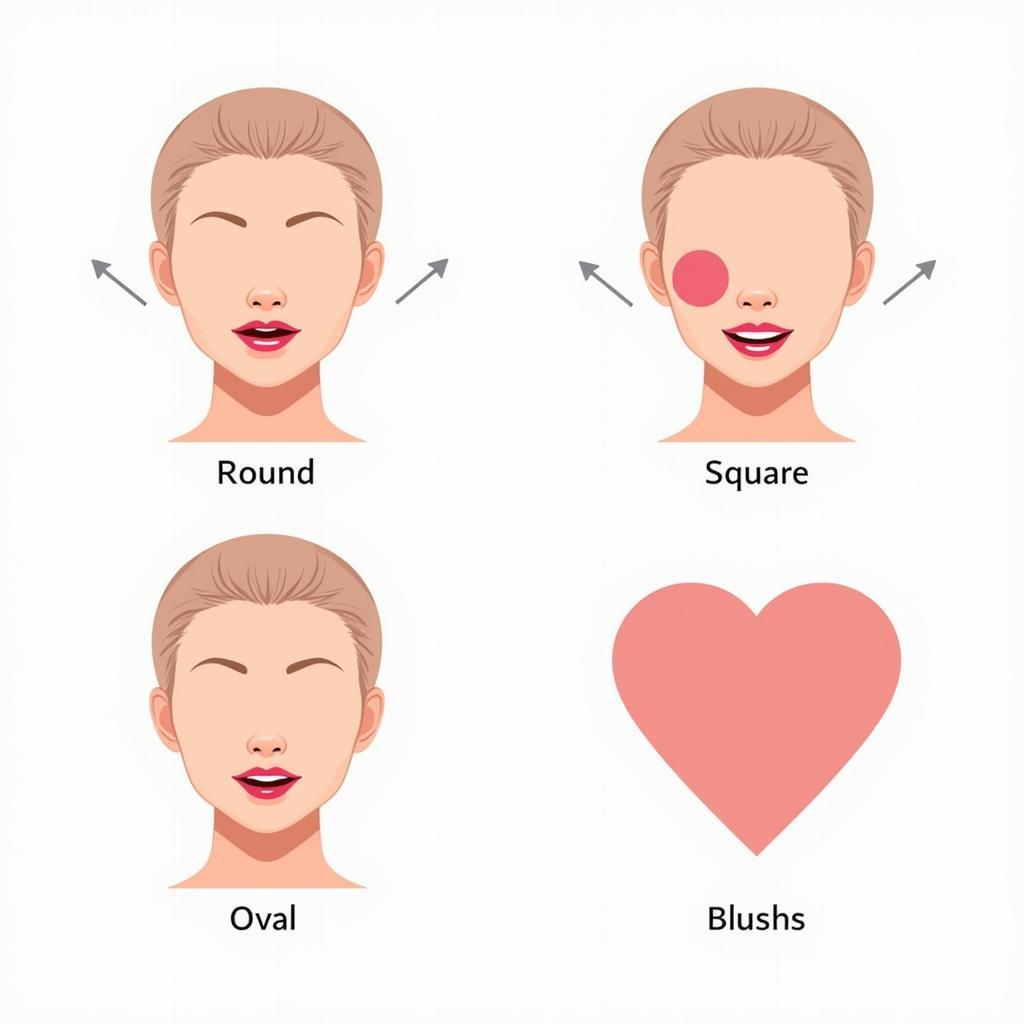 Blush Application Techniques for Different Face Shapes