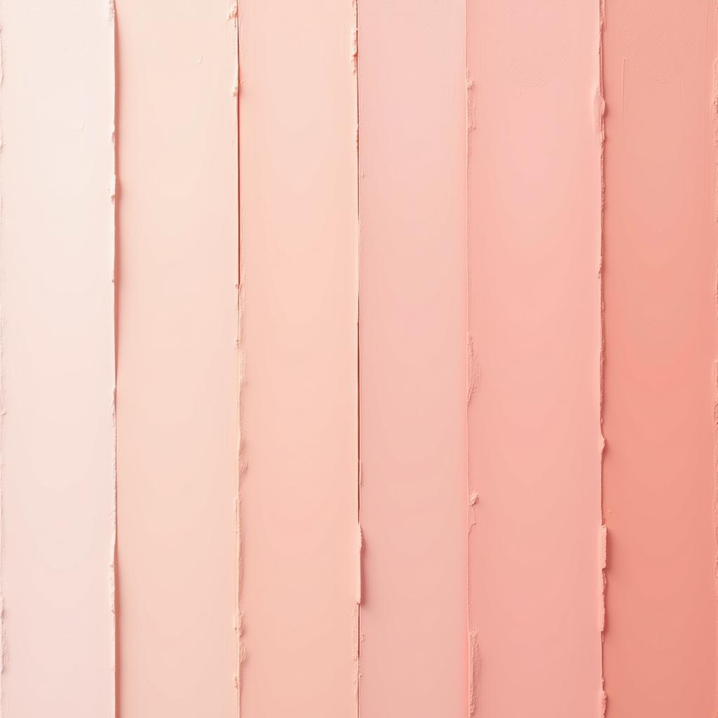 Blush Color Samples on Wall