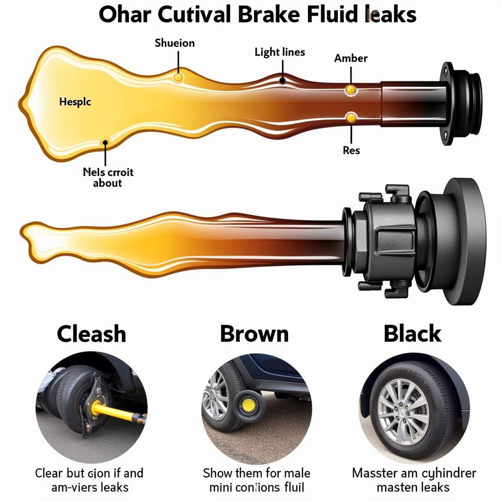 Brake Fluid Leak Colors: Clear, Yellow, Brown, and Black