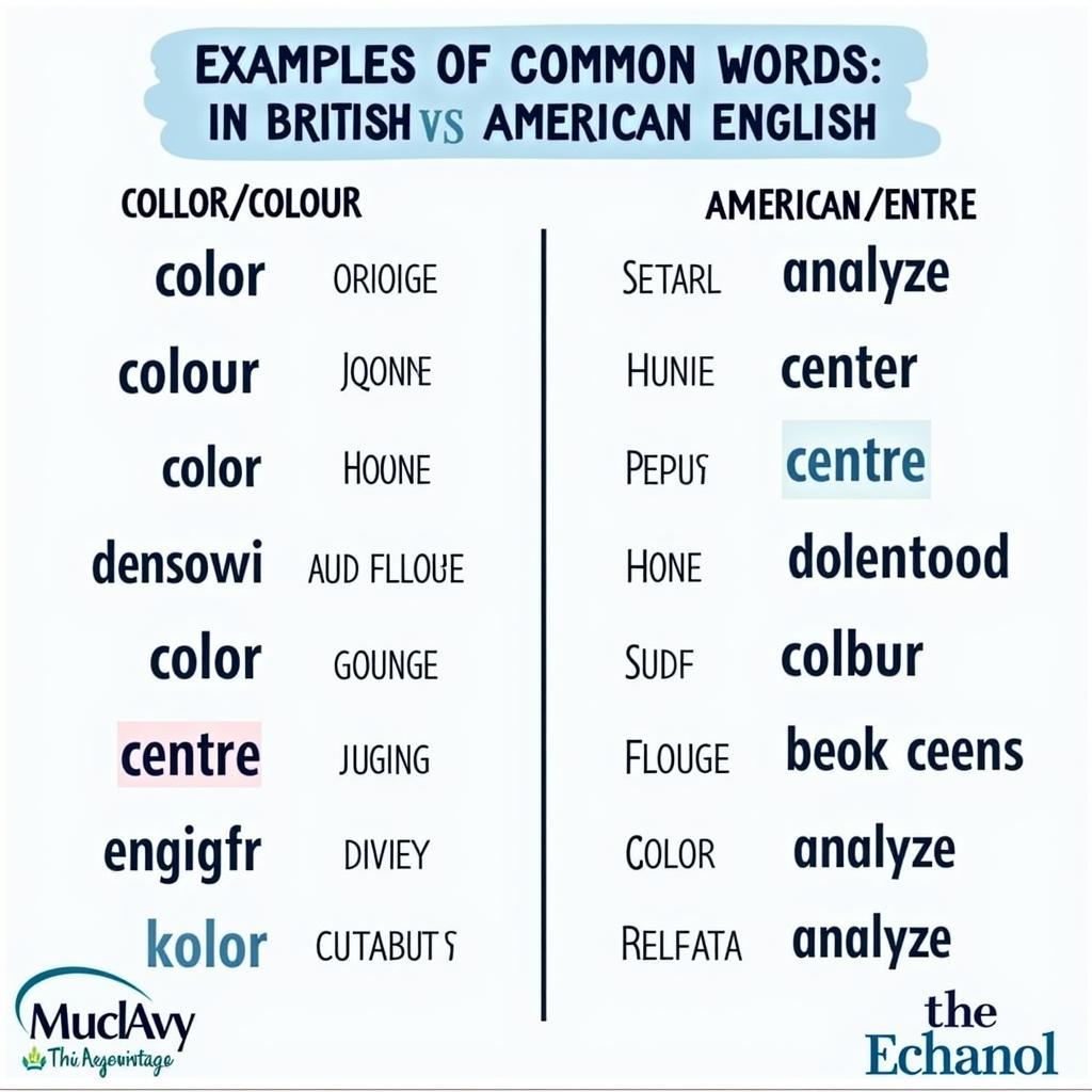 British vs. American Spelling