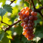 Bronze Muscadine Grapes on the Vine