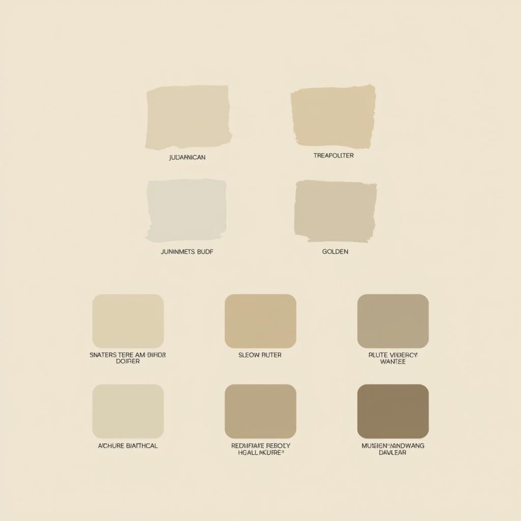 Buff Color Paint Samples