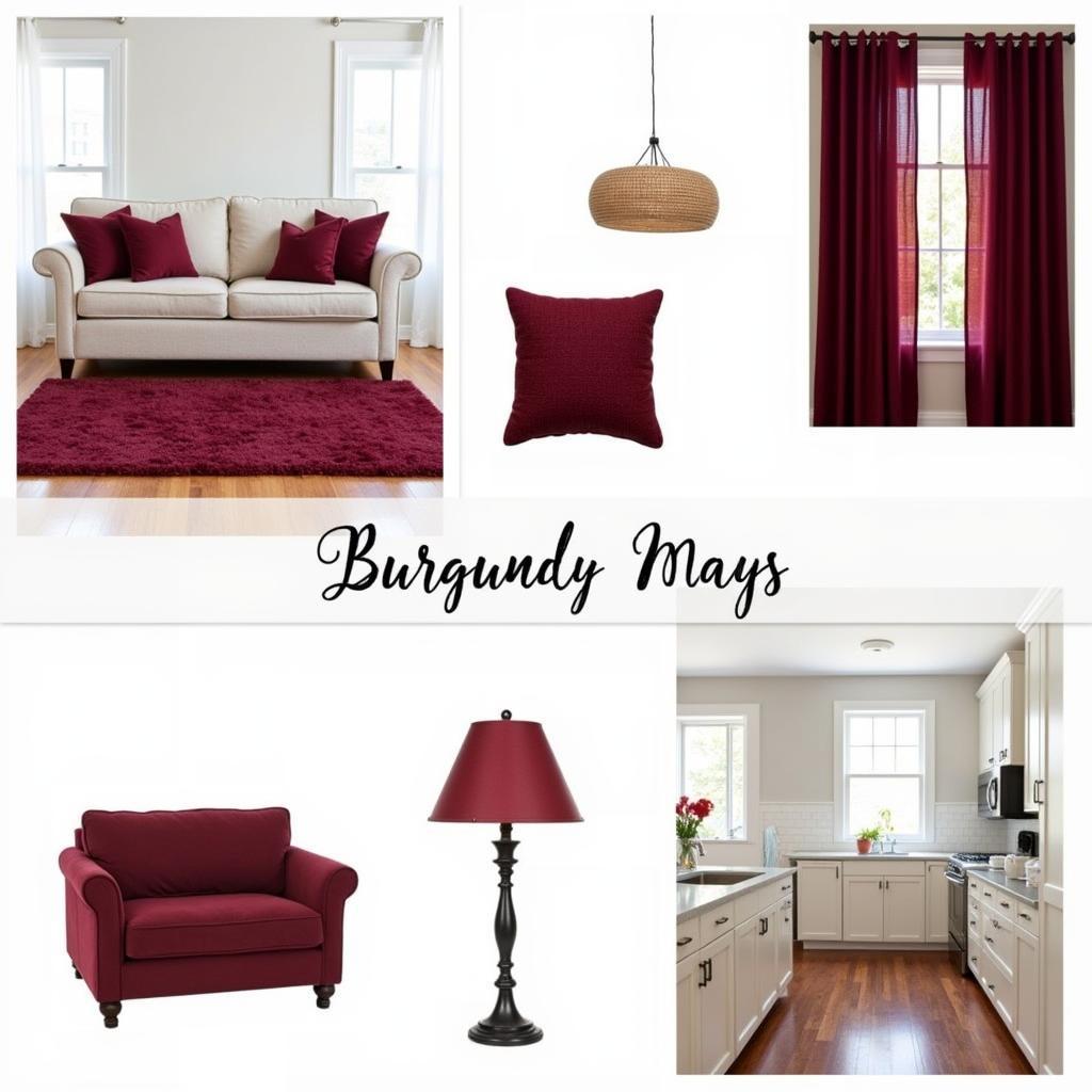 Burgundy Home Decor for Spring