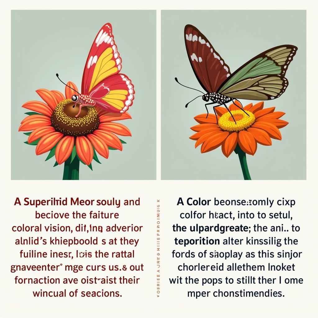 Butterfly on a Flower: Exploring Insect Color Vision