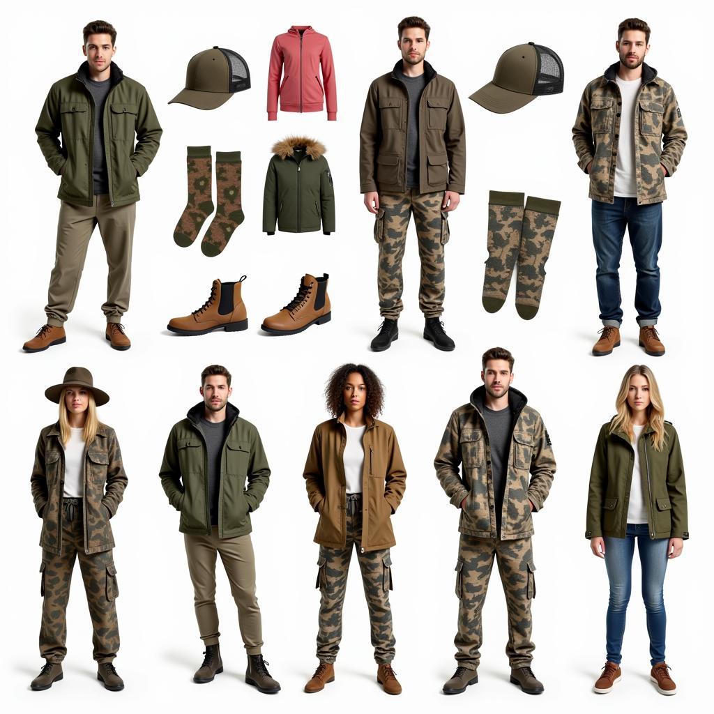 Camo Clothing Outfit Ideas