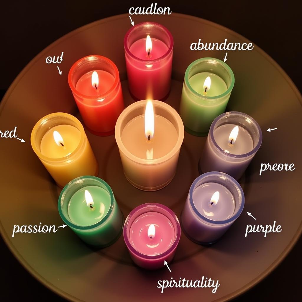 Candle Colors for Manifestation Guide