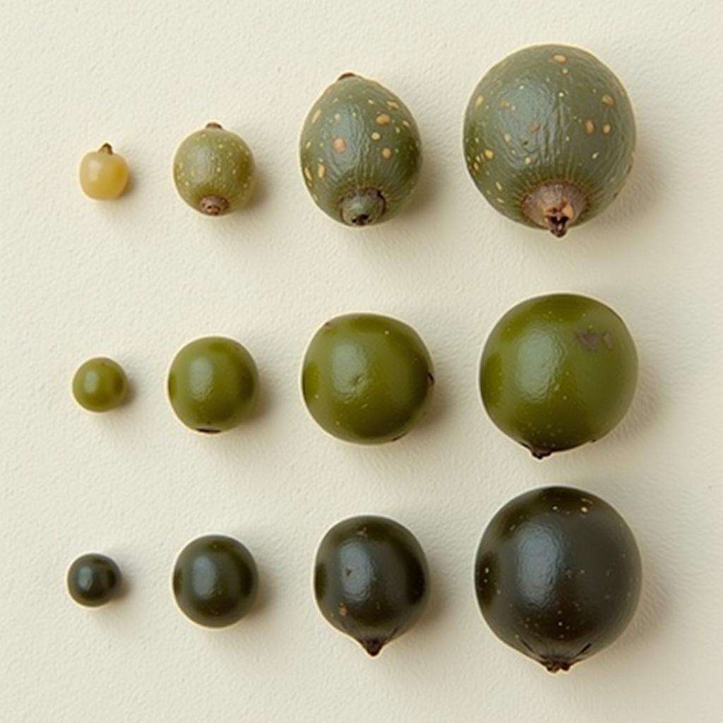 Caper Color Variations: From Dark Olive Green to Grayish-Brown