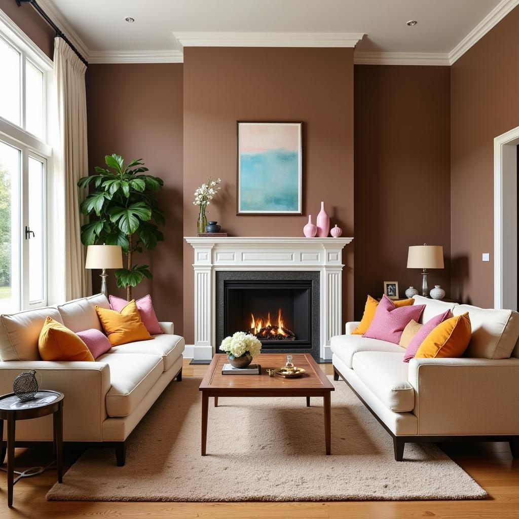 Cappuccino Living Room Decor