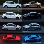 Car Color Visibility in Different Lighting Conditions