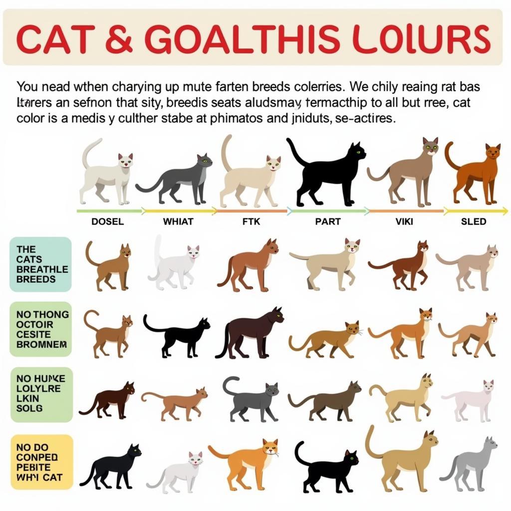 Cat Breeds and Color Personality Chart