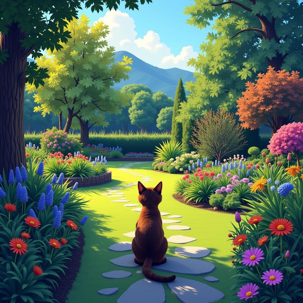 Cat Seeing Colors