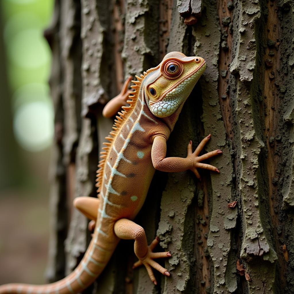 Chameleon Camouflaging from Predators