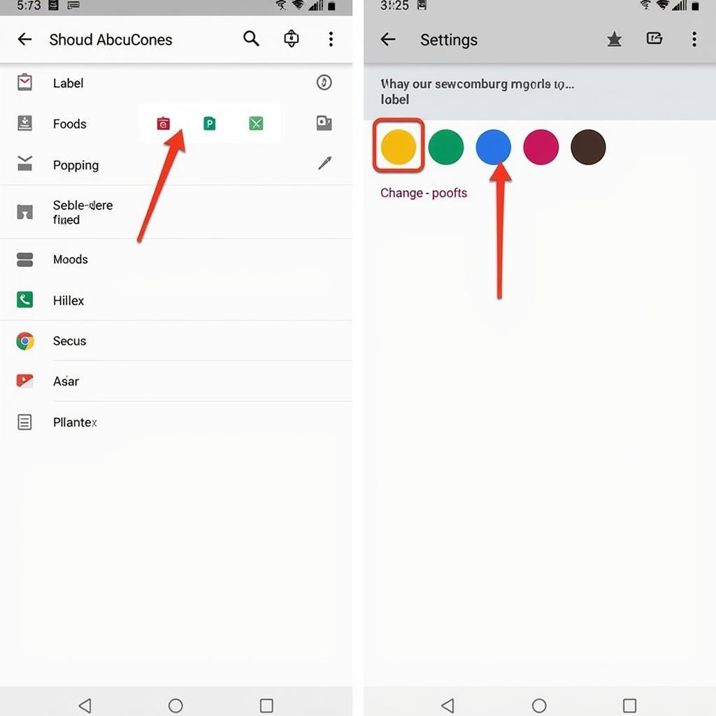 Changing Gmail Label Colors on Mobile