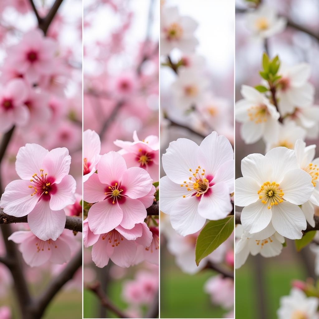 Cherry Blossom Color Variations