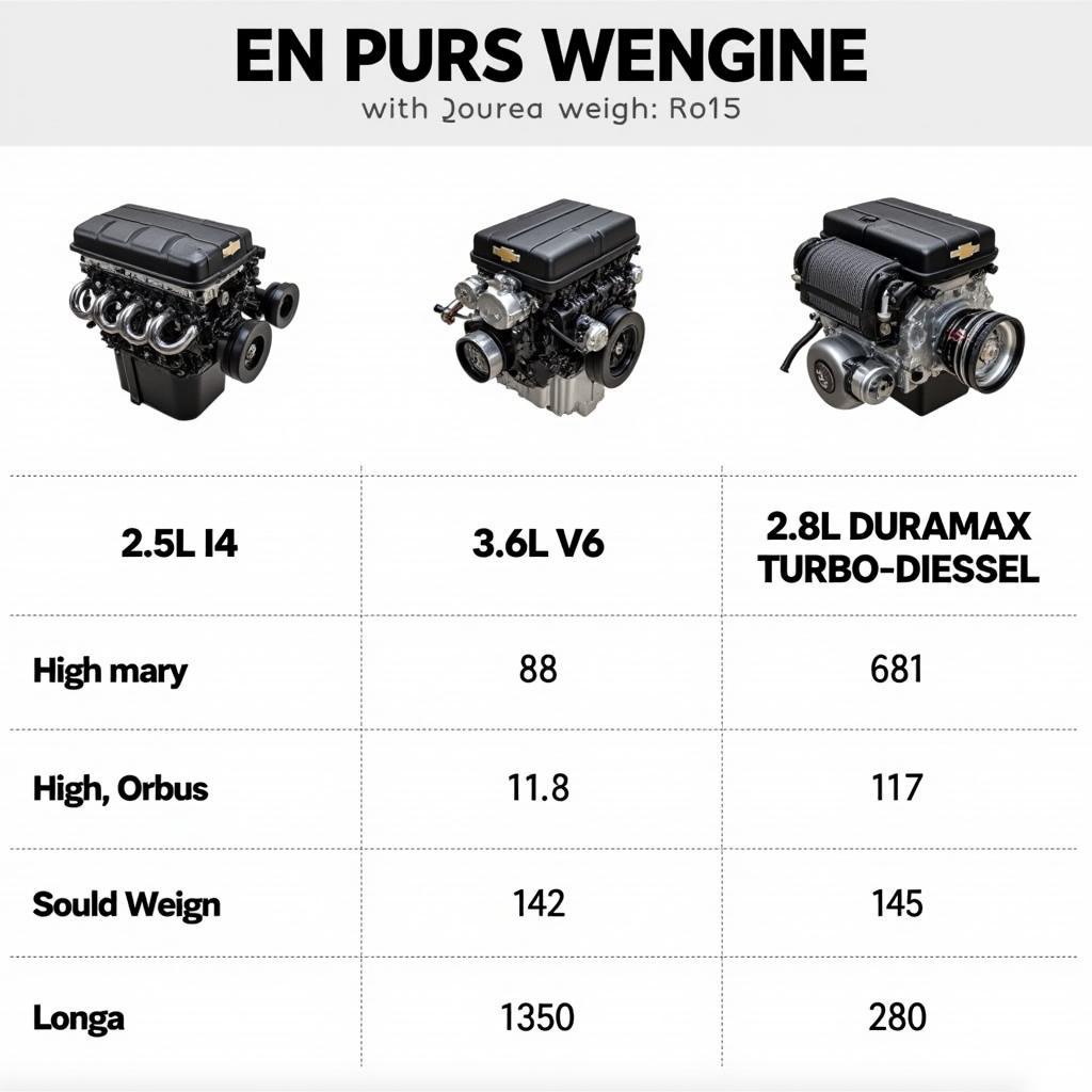 Chevy Colorado Engine Options and Weight Impact