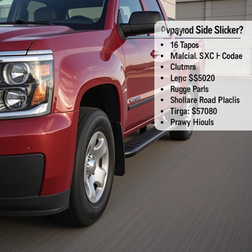 Chevy Colorado Payload Sticker Location