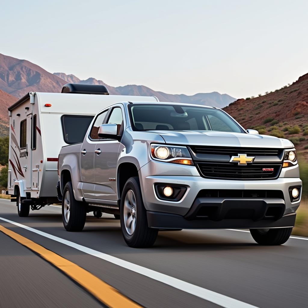 Chevy Colorado Towing a Trailer