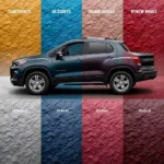 Chevy Trax Color Comparison - See how different colors transform the look of the Chevy Trax, from vibrant reds to sophisticated grays.