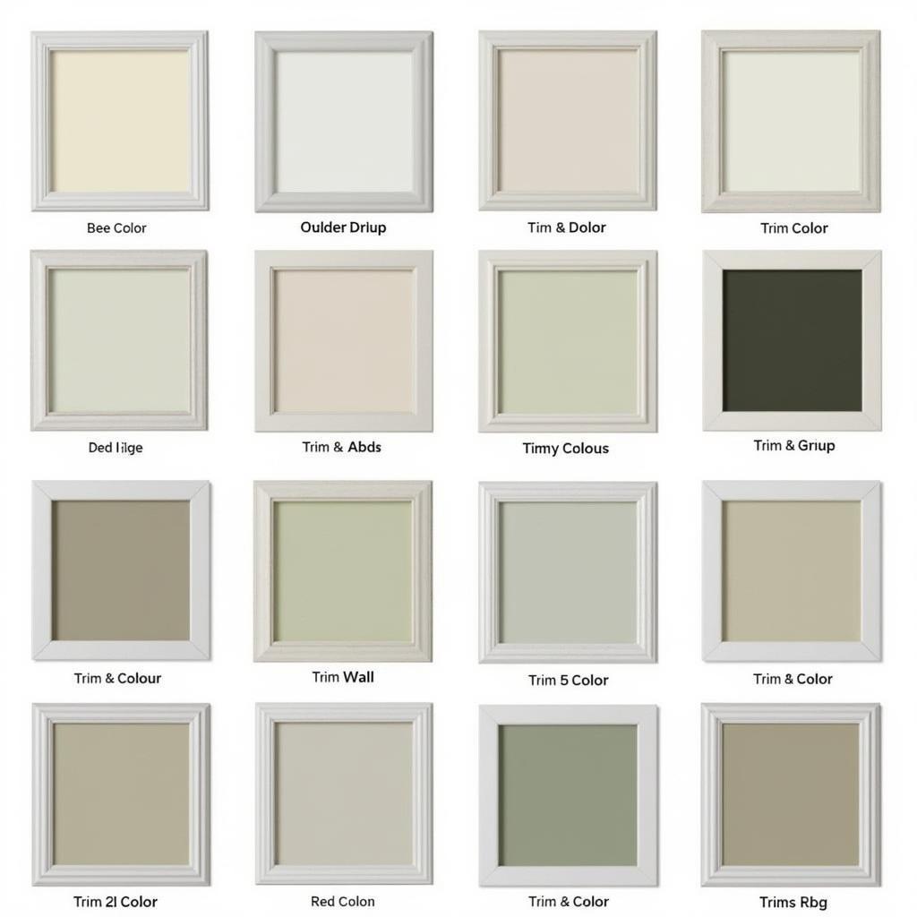 Choosing Trim Color for Various Wall Colors