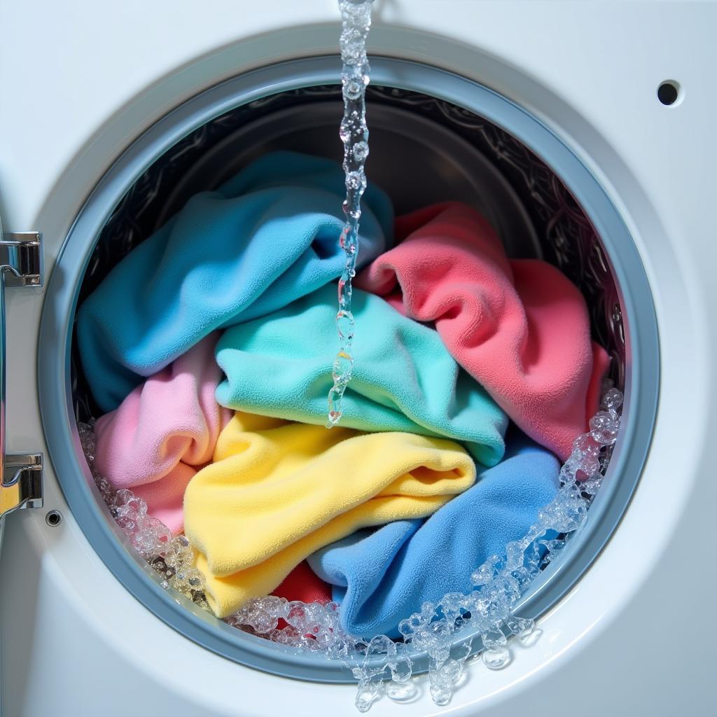 Washing colored clothes in cold water