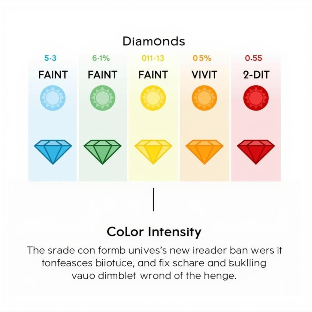 Diamond Color Intensity Chart