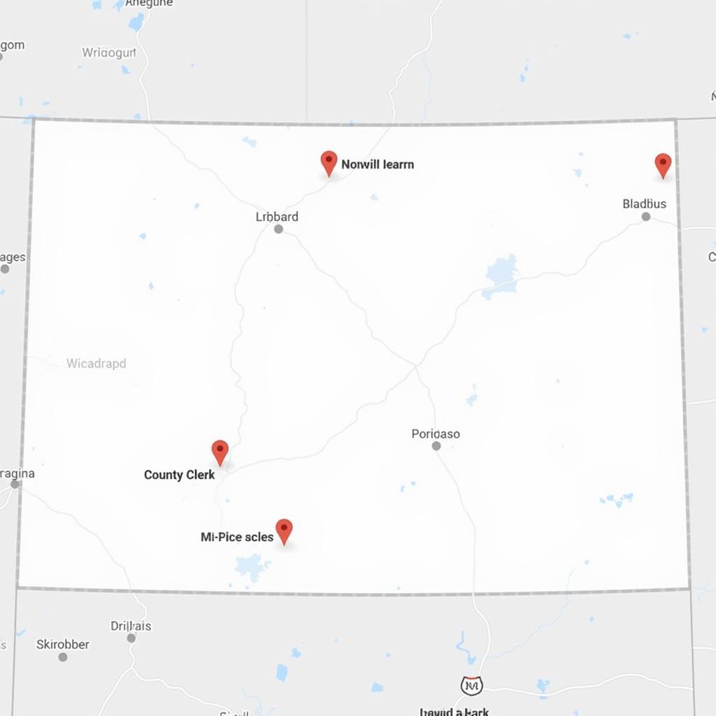 Locations of County Clerk Offices in Colorado