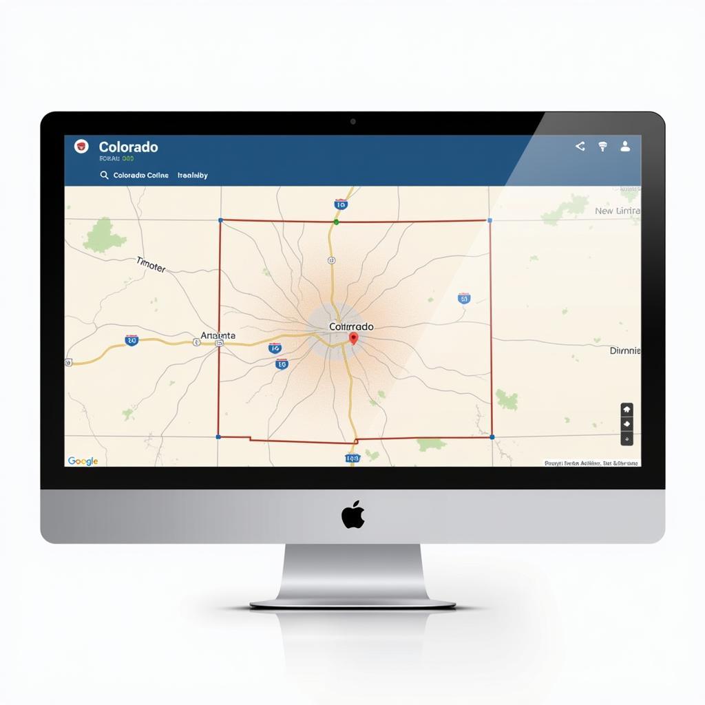 Online Colorado County Map