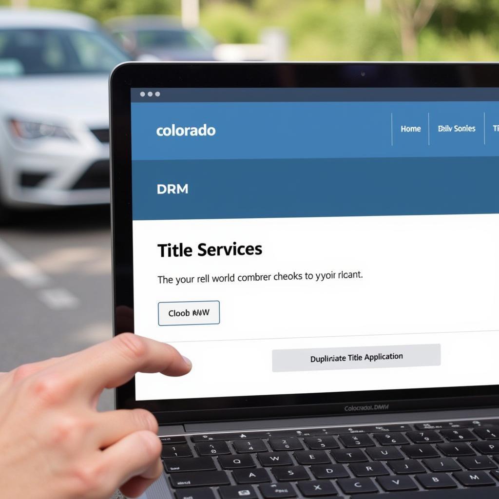 Accessing Colorado DMV Title Services Online