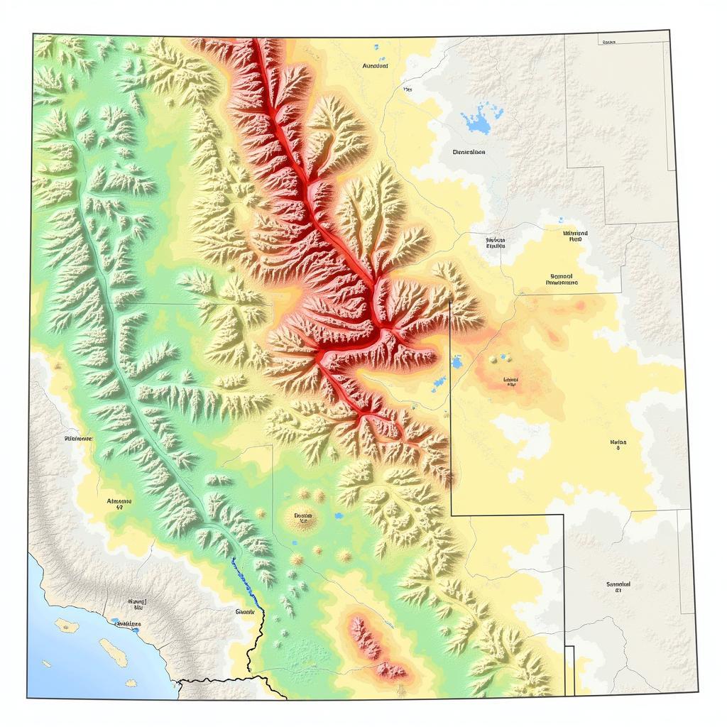 Colorado Earthquake Fault Lines Map