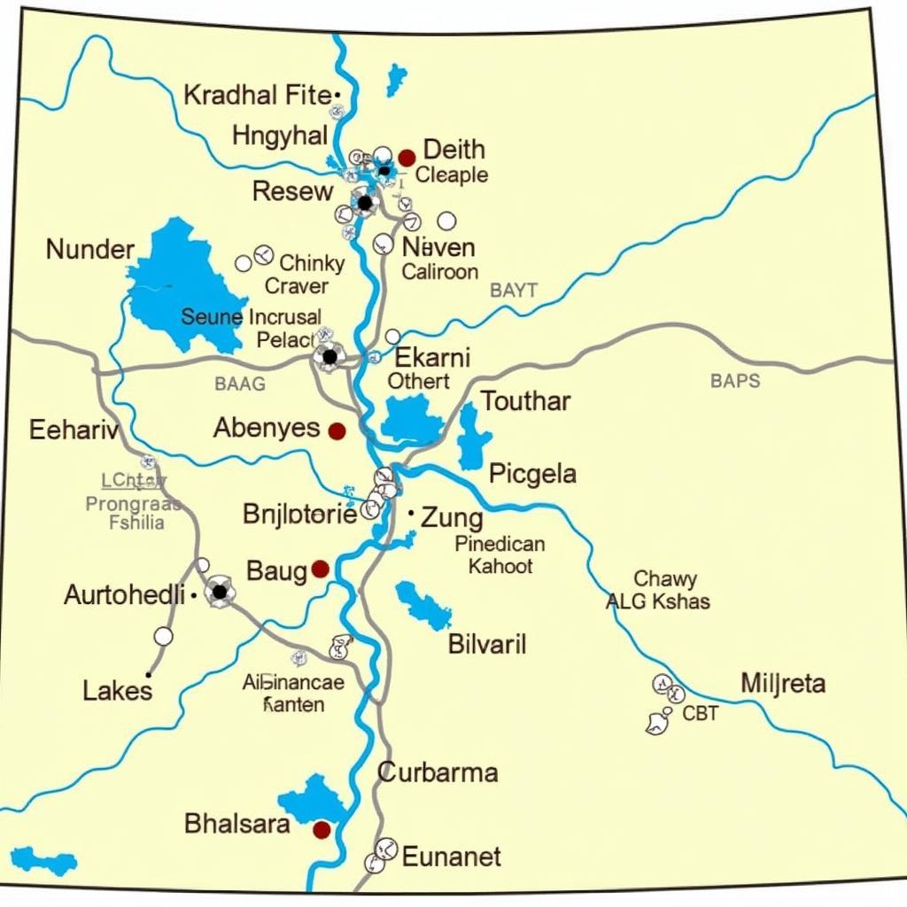 Map of Colorado Fishing Locations