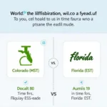 Comparing Time Zones Between Colorado and Florida