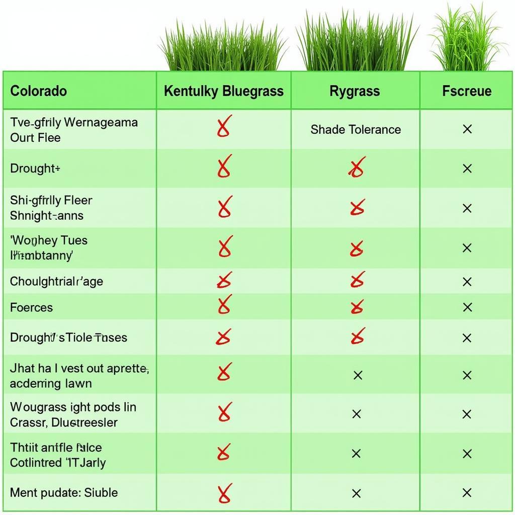 Comparing Different Grass Types for Colorado