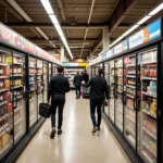 Beer Aisle in a Colorado Grocery Store