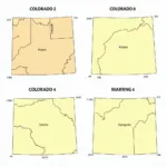 Colorado Map Projection Comparison