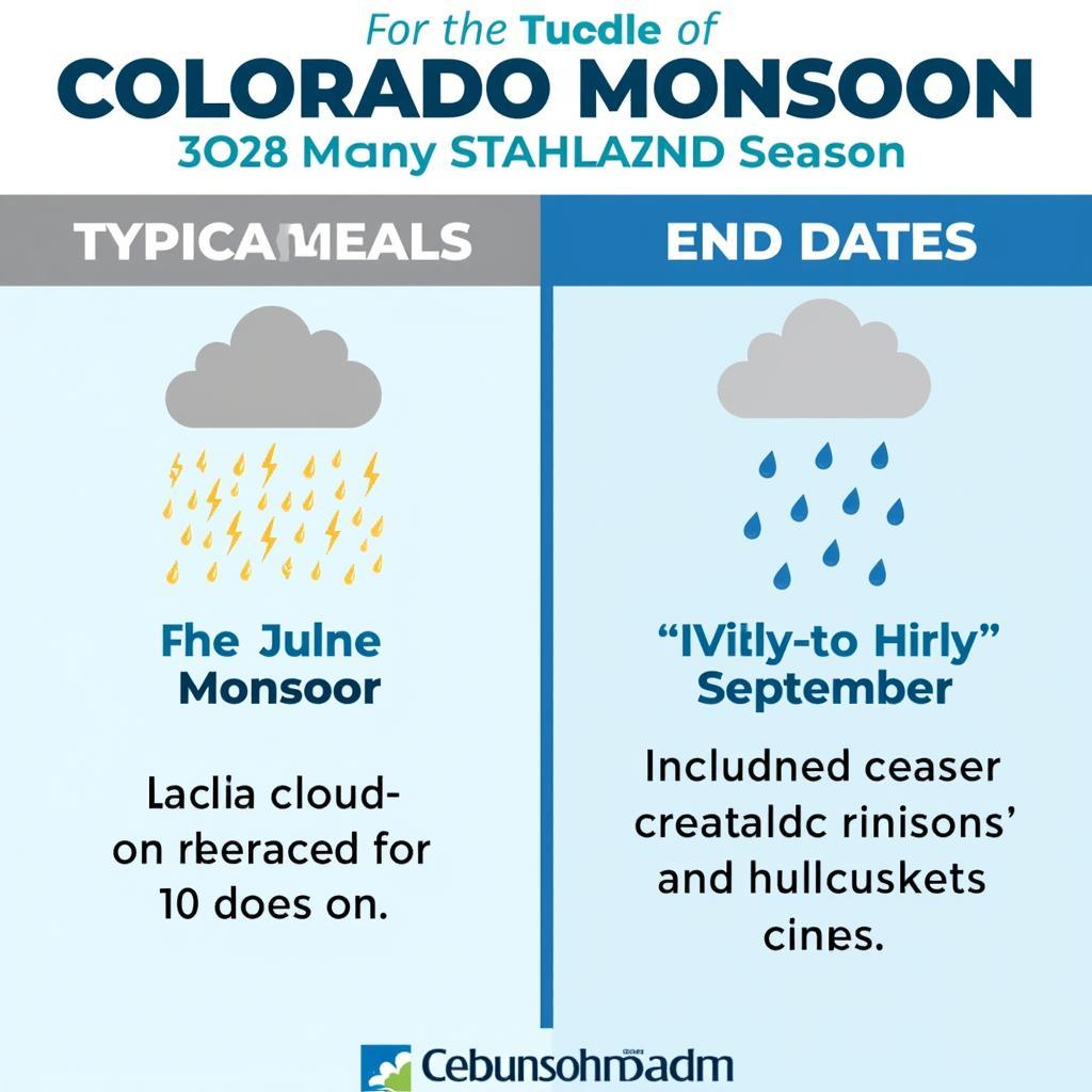 Colorado Monsoon Season: Start and End Dates