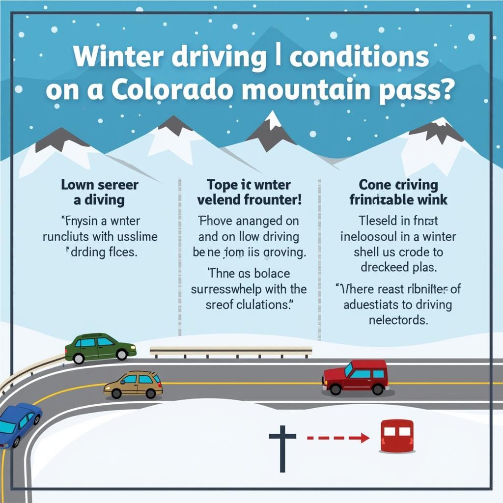 Colorado Mountain Pass Winter Driving Conditions