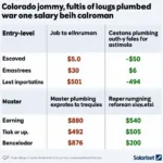 Colorado Plumber Salary Comparison by Experience Level