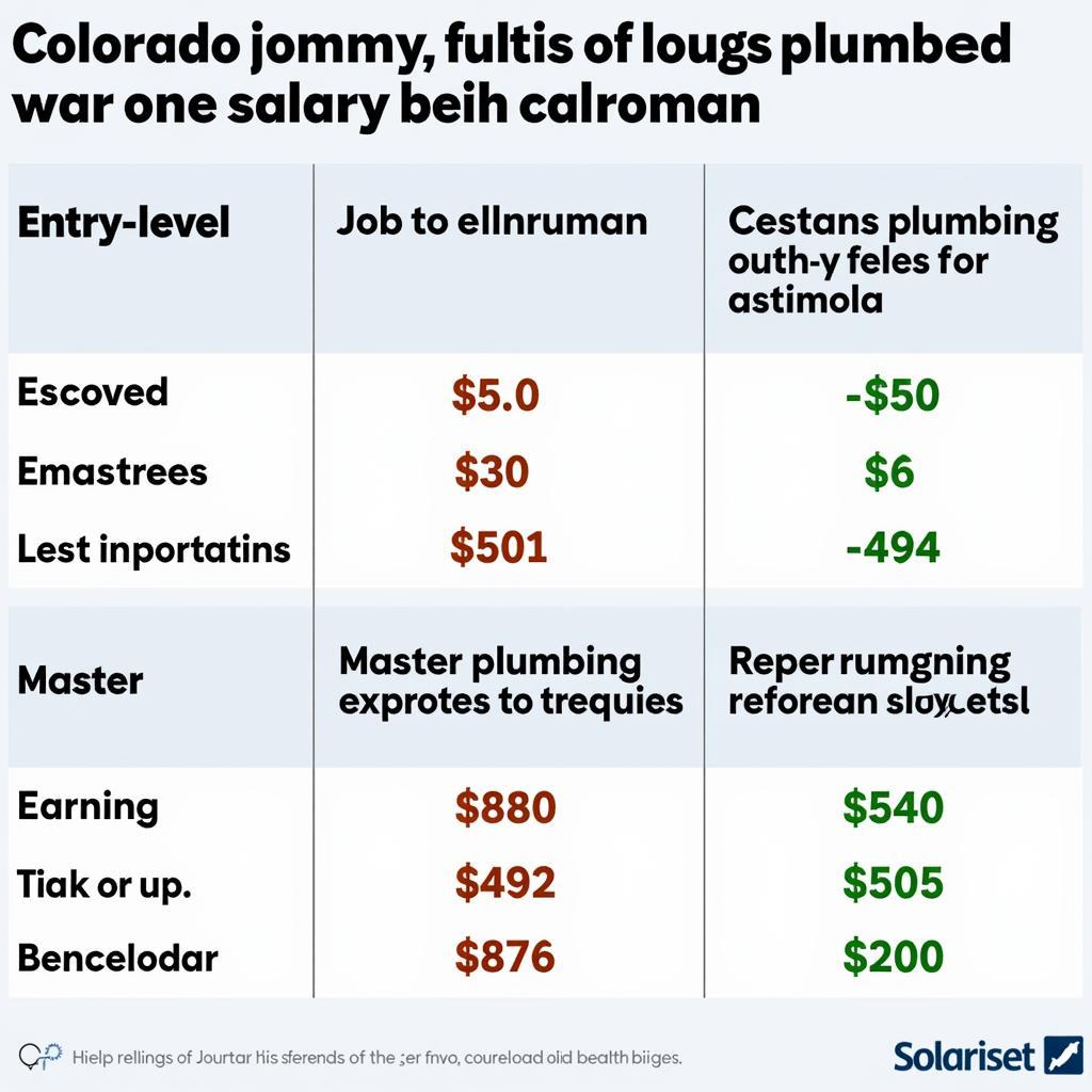 Colorado Plumber Salary Comparison by Experience Level