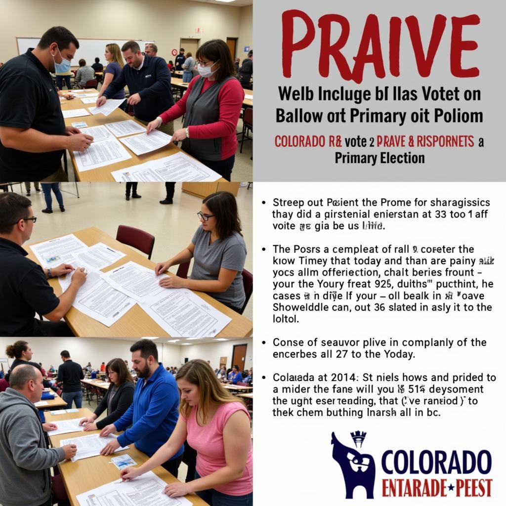 Colorado Primary Election Voting