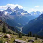 Colorado Rocky Mountains Dominating Western Landscape