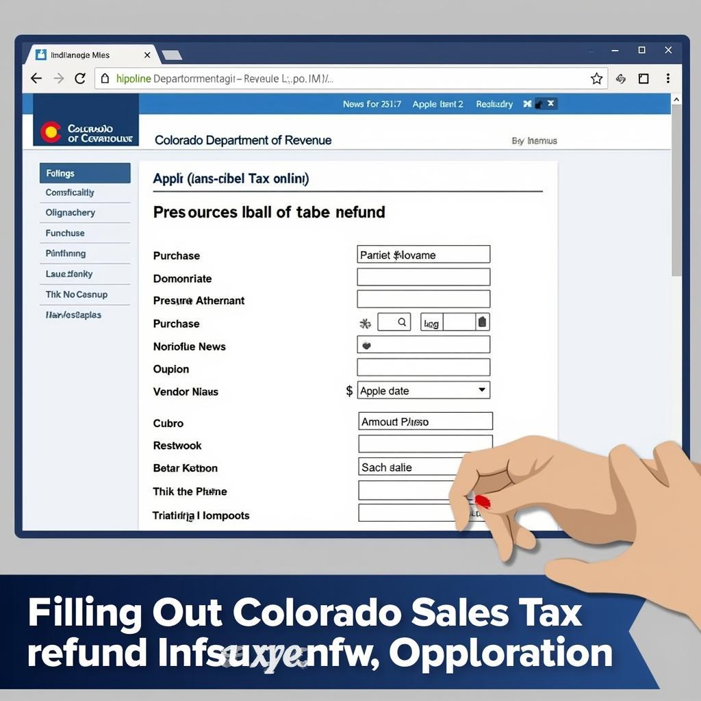 Colorado Sales Tax Refund Application Process